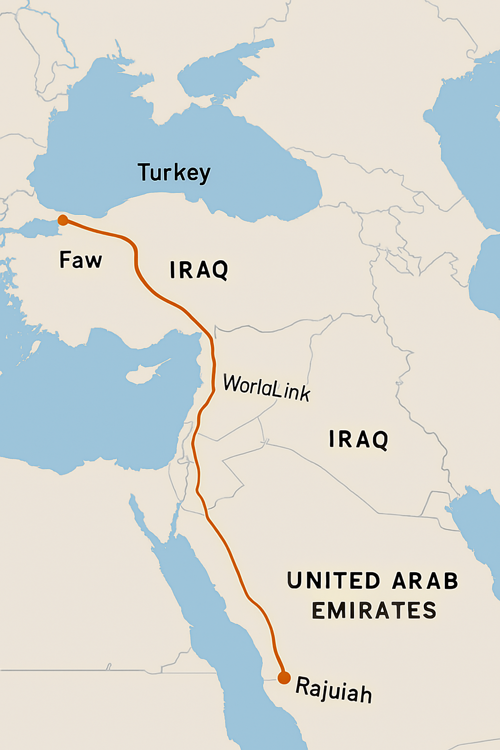 Iraqi-UAE Consortium Launches $700M WorldLink Cable to Transform Middle East Connectivity