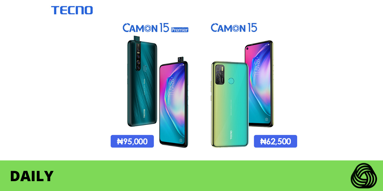 TECNO Launches Camon 15 Series, Unveils Wizkid As Brand Ambassador.