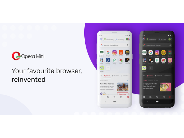 Popular Web Brower Opera, Launches Data-Saving Opera Mini Update.