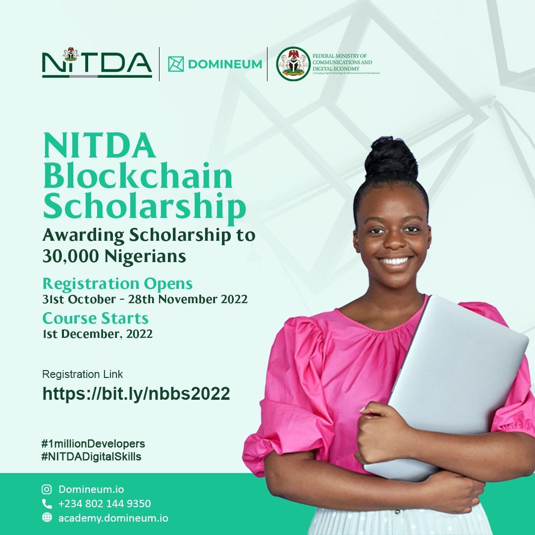NITDA proposes roadmap for blockchain adoption, partners with Domineum to equip 30,000 Nigerians with blockchain skill set