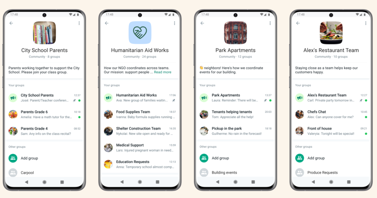 WhatsApp Formally Rolls Out its New Discussion Group Feature, "Communities"