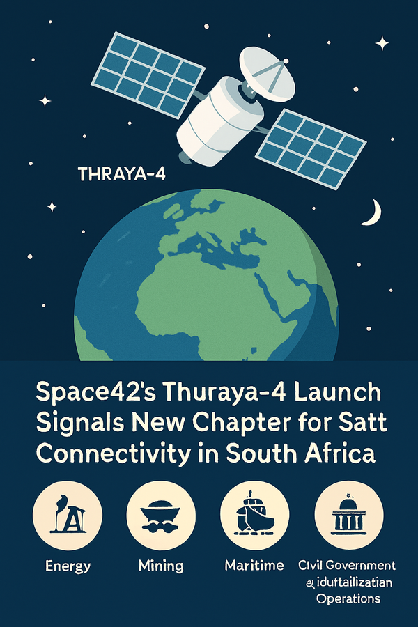 Space42’s Thuraya-4 Launch Signals New Chapter for Satellite Connectivity in South Africa