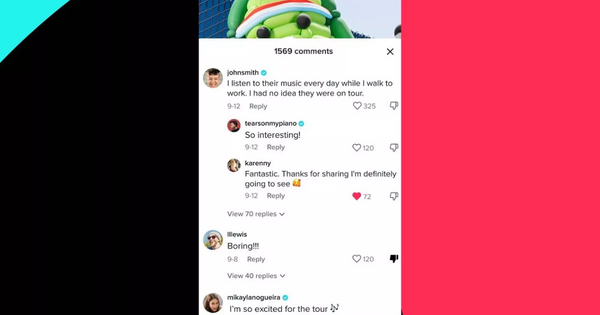 TikTok is Rolling Out Comment Dislike Button to Users worldwide