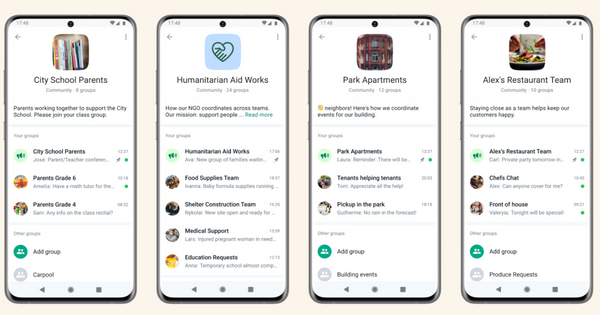 WhatsApp Formally Rolls Out its New Discussion Group Feature, "Communities"