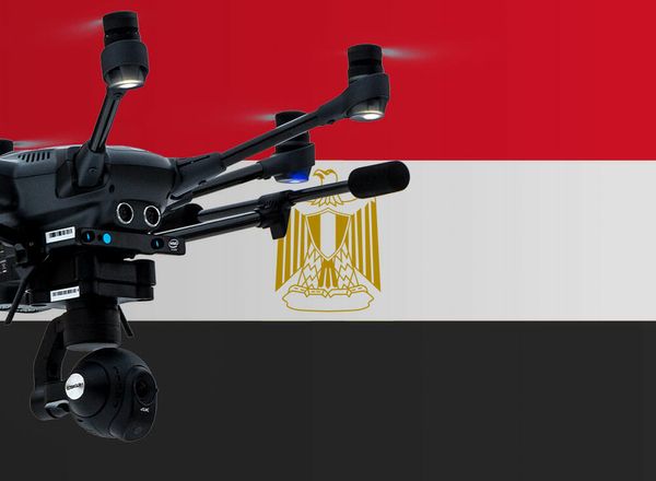 Drones Activity Over The Pyramid and Beyond
